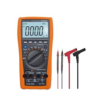 VC97A New VC97 1000V Digital Multimeter DC AC Auto Range Temperature Current Meter Capacitance Resistance Diode
