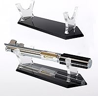 Vista 4 de Kafenda Soporte de exhibición de sable de luz - Soporte de mango de sable de luz acrílico y soporte para varita