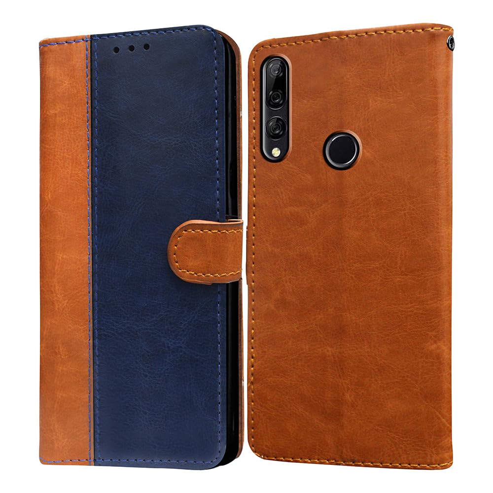 Huawei Y9 Prime 4G Flip Cover - Leather & Stand -12