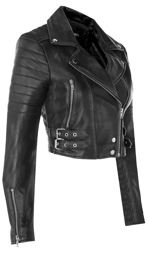 美品✨【ALUDE】short leather jacket 3f7f8d2659602fe19c4ae2d86e3c92