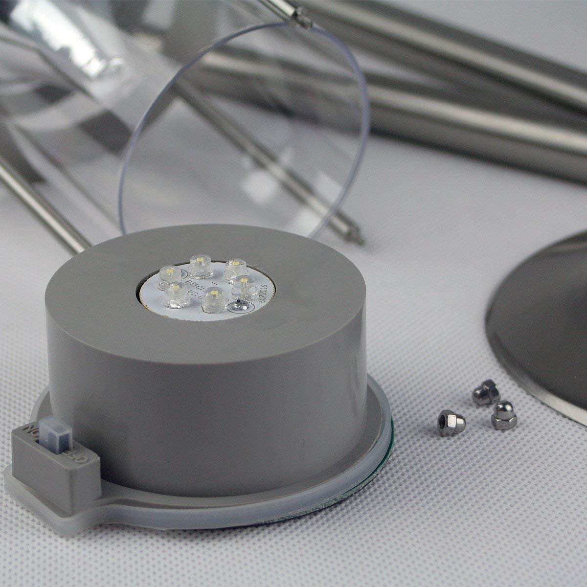 Best Season LED Solar Pathlight, Silber