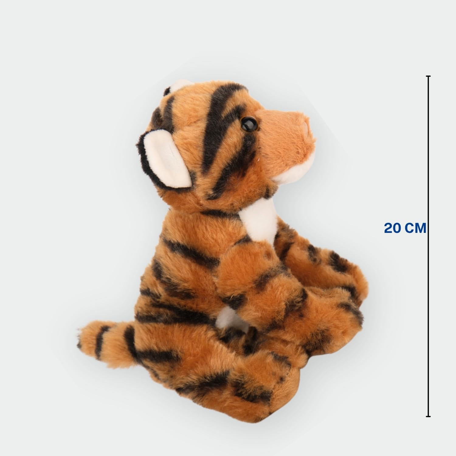 Dukiekooky Cute Tiger Plush Toy|Soft Stuffed Animal|for Boys & Girls | Ideal for Gifting & Special Occasions | Hight- 20 CM 1
