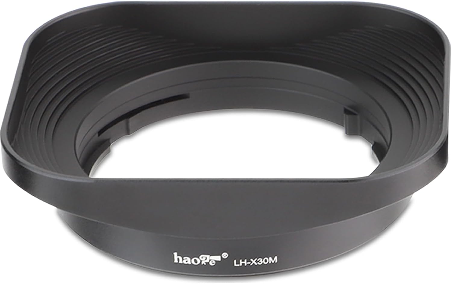 Haoge LH-X30M Lens Hood for Fujifilm Fujinon XF 30mm F2.8 R LM WR Macro Lense Metal Square Bayonet Hood