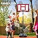 Sweetcrispy 6.1-10FT Portable Basketball Hoop Outdoor, Adjustable Height, 44 Inch Shatterproof Backboard/Shock Absorbent Rim, Fillable Base, 2 Wheels for Backyard
