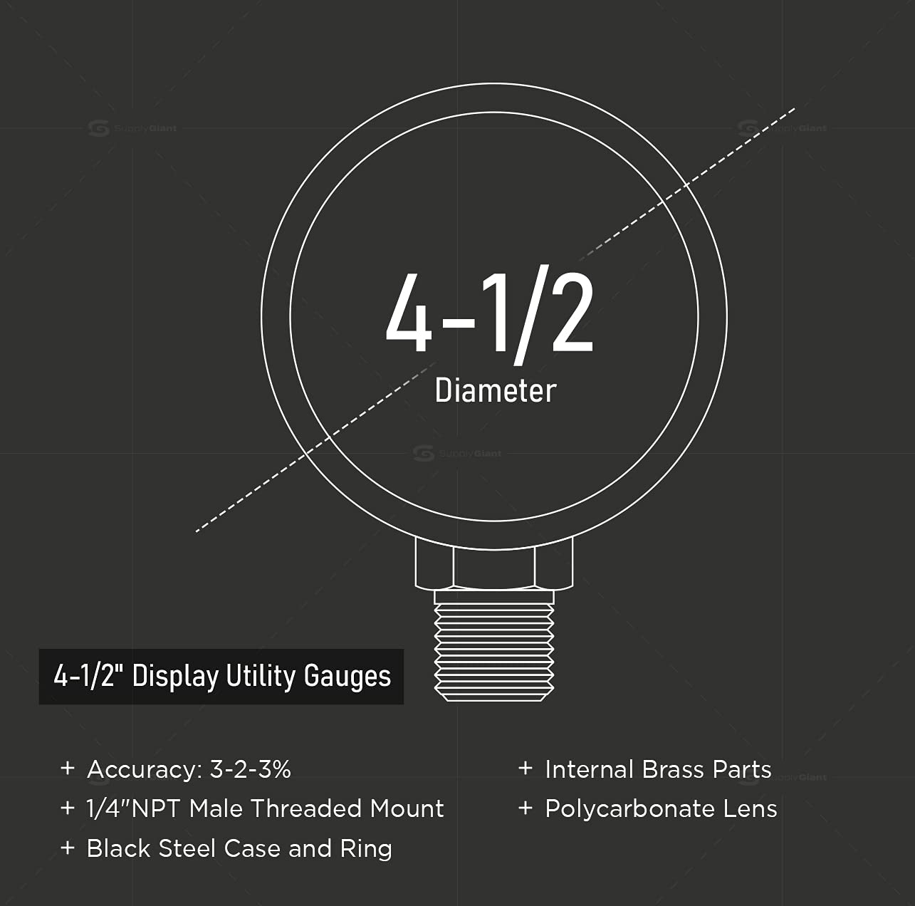 Apeks Pressure Guage with Hose BAR