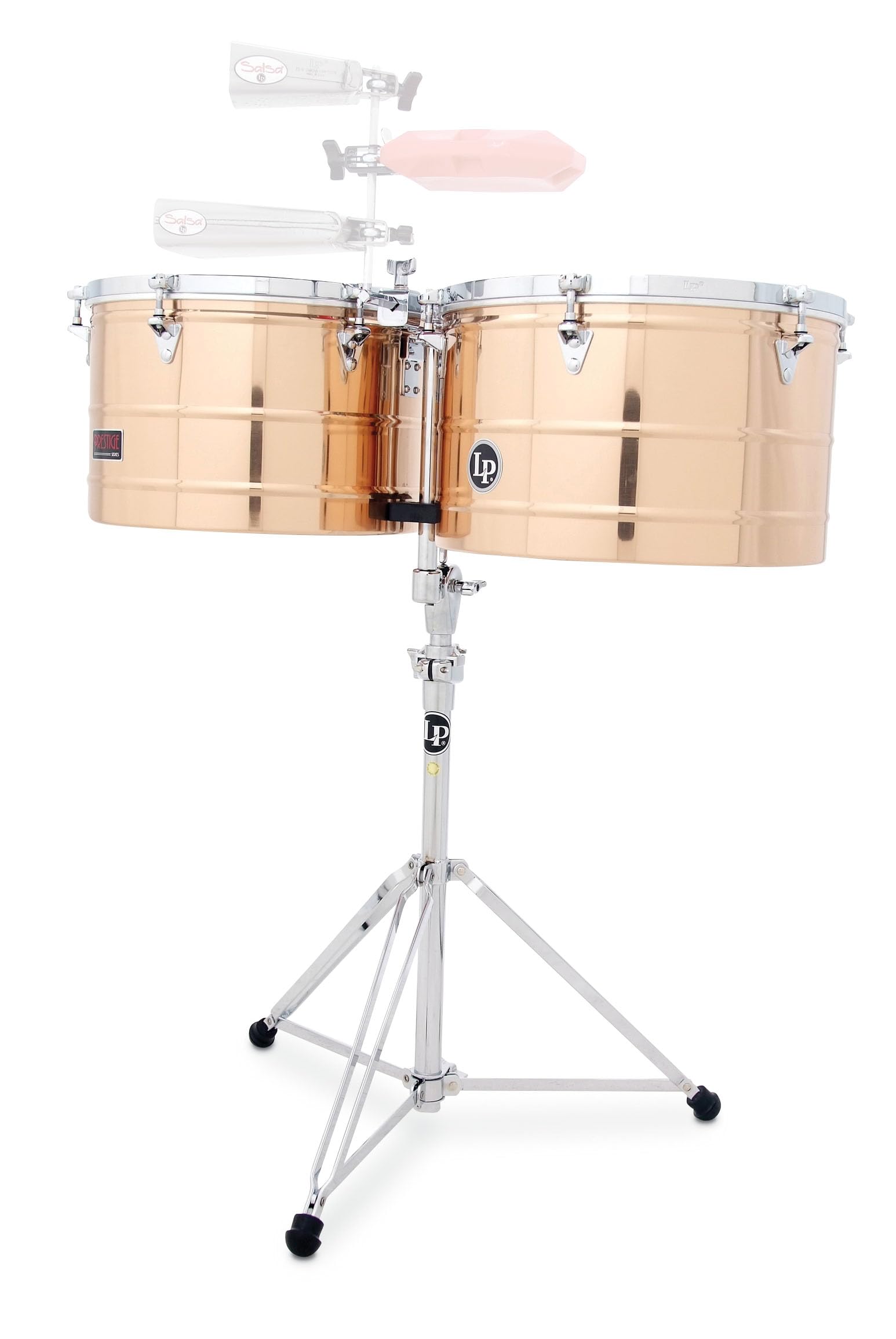 LP Latin Percussion Timbales Prestige Thunder Timbs Bronzo massiccio LP1516-BZ