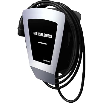 HEIDELBERG Wallbox 11kW.  14 a compliant. 7.5 m cable. available at Connect Wallboxes see description below
