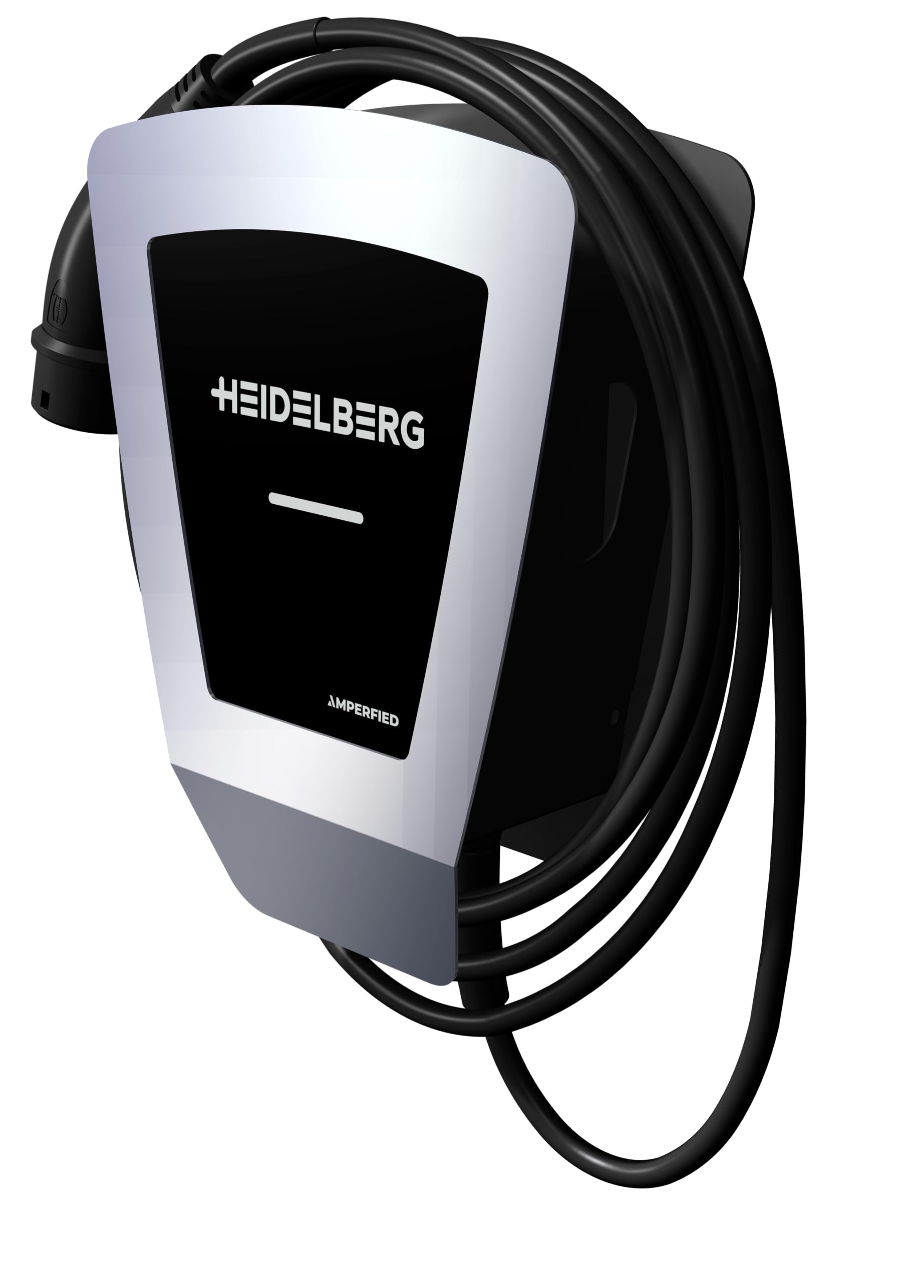 HEIDELBERG Amperfied Wallbox mit 11 kW Ladeleistung. Auslaufmodell (Neue Generation unten in Variantenauswahl). Inkl 5 m Ladekabel. Ladestation Energy Control