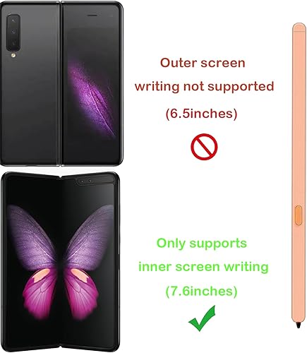 Miniatura 7 de Galaxy Z Fold 5 S Pen para Samsung Galaxy Z Fold5 Stylus Pen y Z Fold 5 S Pen Fold Edition sin Bluetooth + 2 puntas (naranja)