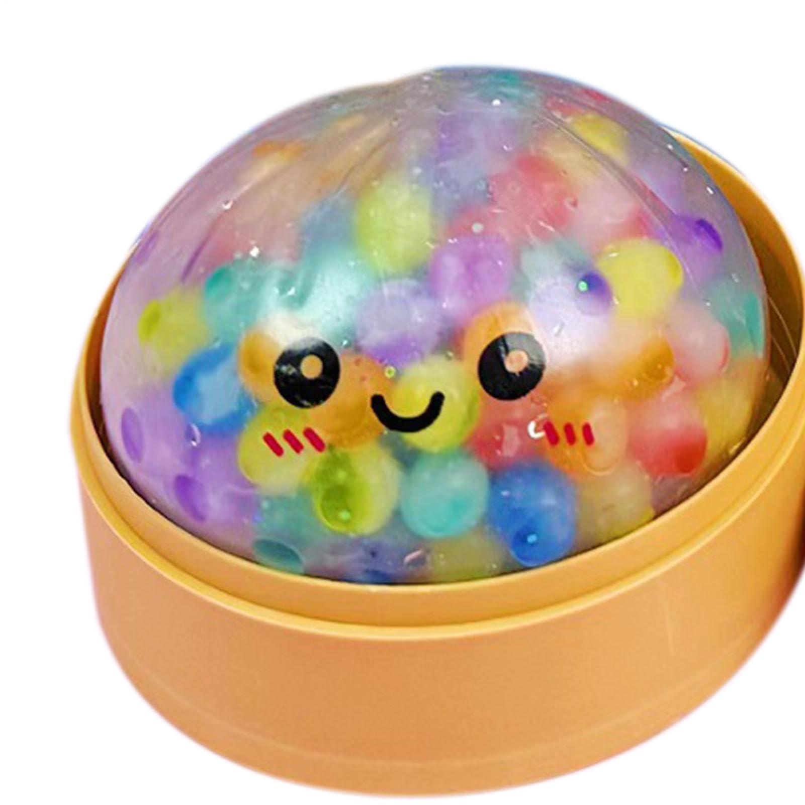 Dumpling Stress Ball – Juguete Anti-estrés Con Forma De Bollo, Textura Suave Y Sensorial, Ideal Para Adolescentes Y Adultos, Regalo Divertido