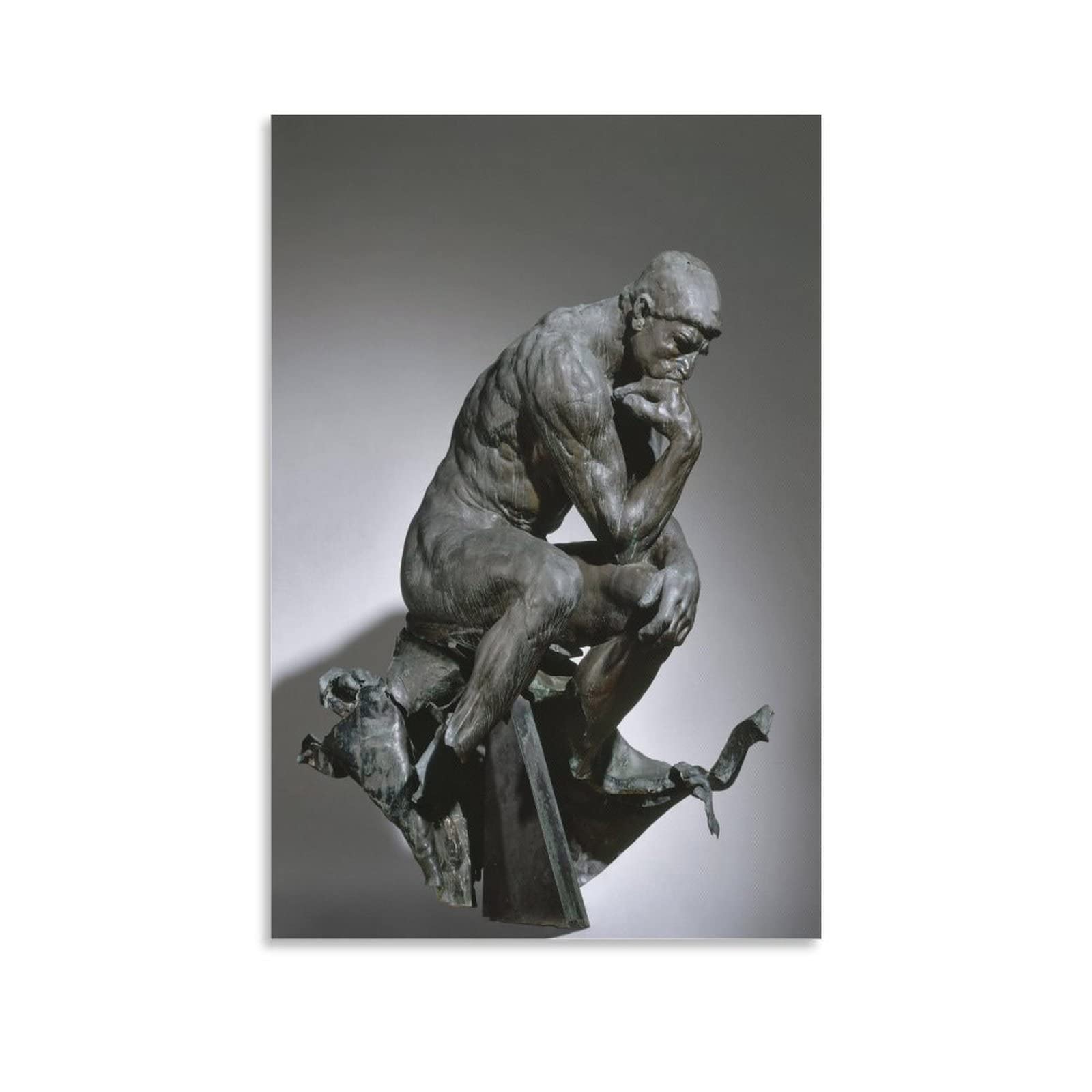 Amazon.com: Auguste Rodin - The Thinker, 1880-1881. Poster