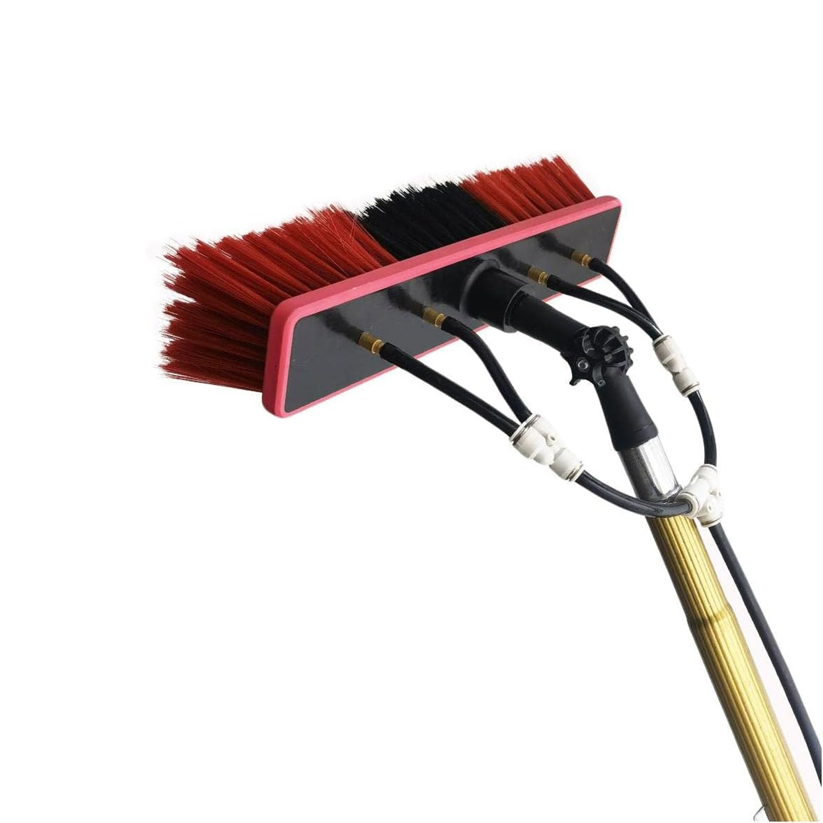 MSHGSKU Professal Extendable Window Cleaning Kit with Greenhouse Roof Brush and Long Handle for Effortless Solar Panel Cleaning – Streak Free Shine Guaranteed.
