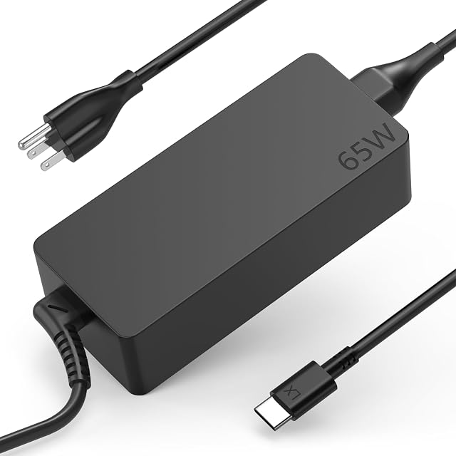 Replacement for 65W Lenovo Laptop Charger USB C Compatible with Lenovo ThinkPad T480s T580s T490 E480 E580 Chromebook