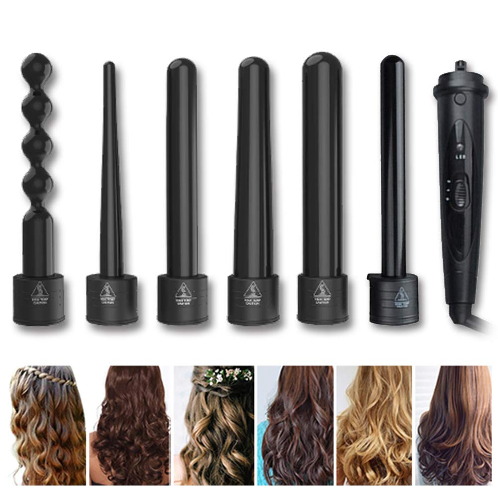 6 in 1 professional curling wand