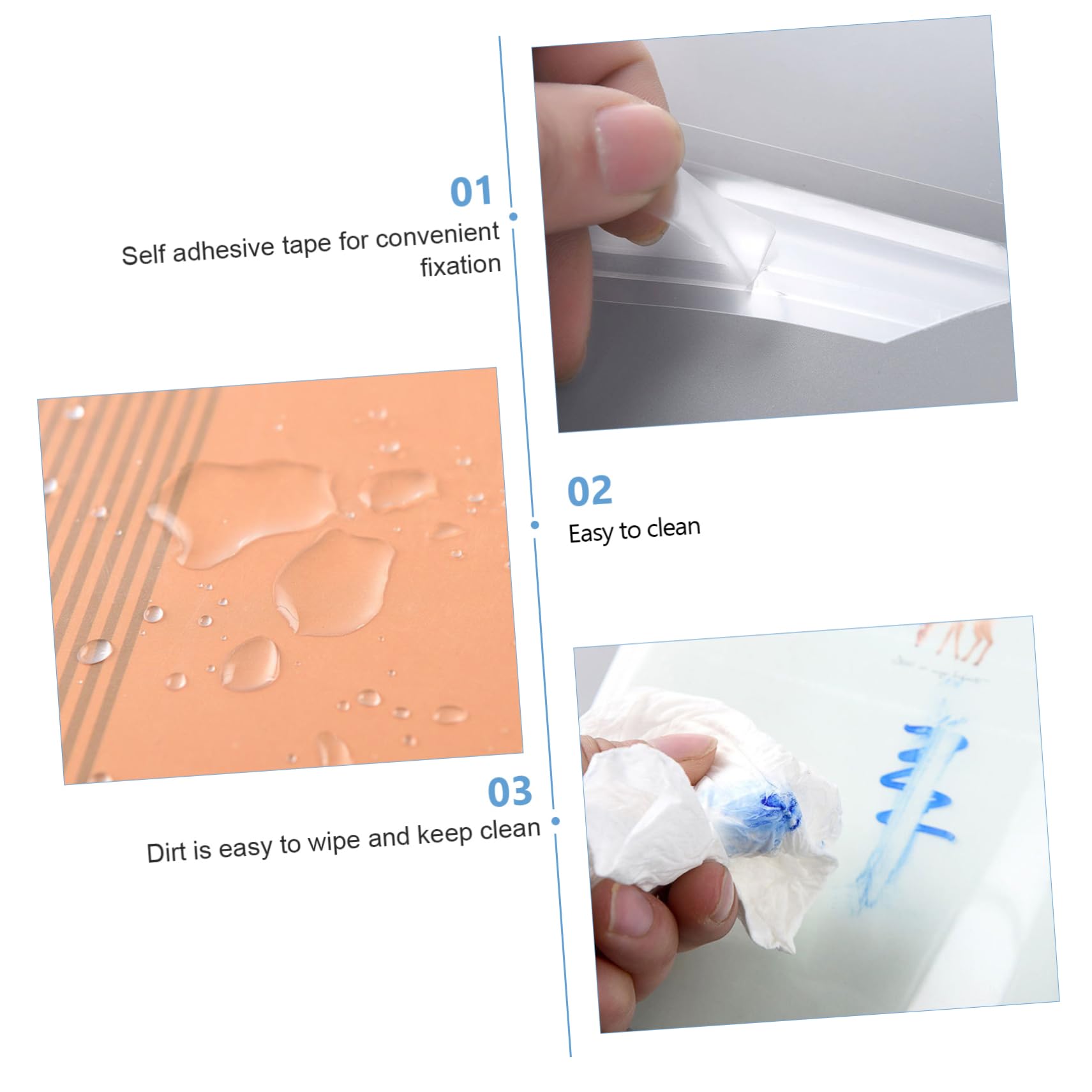 Gadpiparty 2 Set Protettive Trasparenti Per Libri Per Studenti Per Progetti Scolastici E Presentazioni Professionali Facile Applicazione E Resistente Compatibile Con Testi 30 Pezzi*2