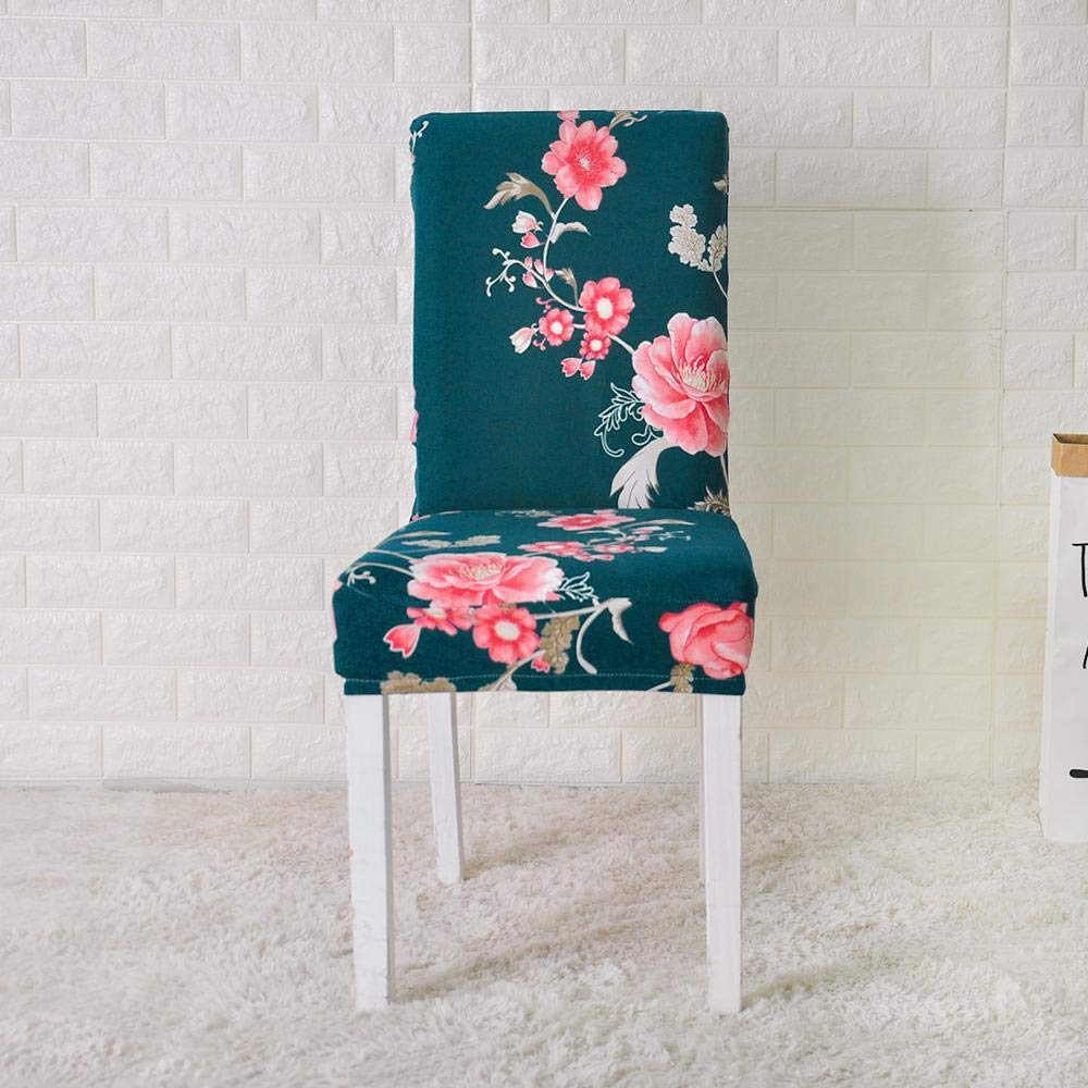 LZHLMCL Banquete Funda De Silla Celebración Fundas De Asiento Sillas Elásticas Asiento Banquete Restaurante Fiesta Comedor Funda para Silla Fácil De Limpiar 4 Piezas