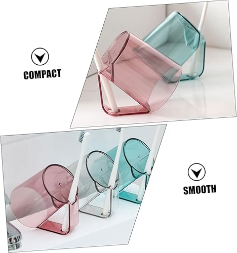 Miniatura 7 de Zerodeko Tazas de baño de 2 uds. Taza de agua reutilizable para cepillo de dientes irrompible, vaso de enjuague para agua