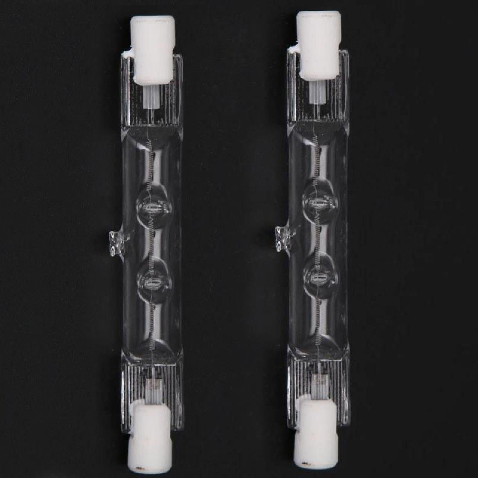 JZLBBC Clear Glass Halogen Bulb R7S 78MM 100W R7S Linear Halogen lamp AC 220-240V J78MM 75W 100W 150W 200W dimmable Warm White 1PC 75W
