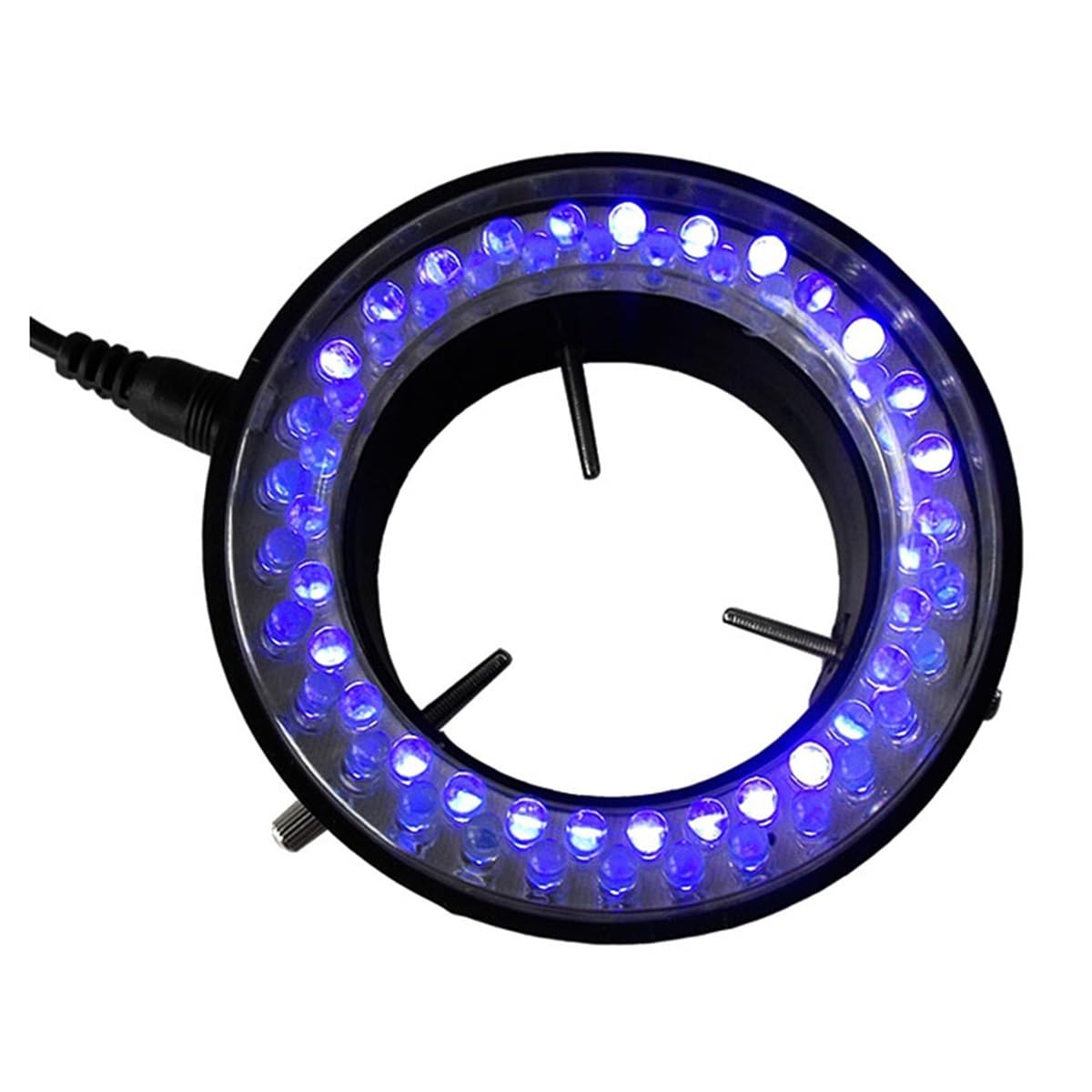 Microscope 395~400nm 60PCS LED Microscope Ring Light Purple Color Ring Lamp 110V-240V