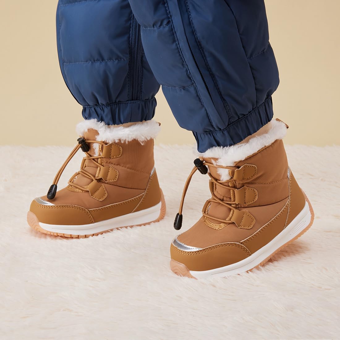 BMCiTYBM Toddler Snow Boots Girls Boys Warm Winter