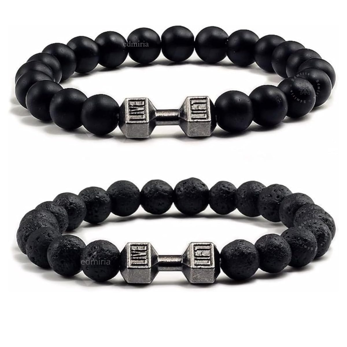 See full amazon price history chart for EDMIRIA Friendship 2 PCS Dumbbell Bracelet for Man Gym Bracelet 8mm Lava Natural Stone Stretch Beads Bracelet with Dumbbell Weight Bracelet for Menn (Lava Black + Agate Black) EDMIRIA Friendship 2 PCS Dumbbell Bracelet for Man Gym Bracelet 8mm Lava Natural Stone Stretch Beads Bracelet with Dumbbell Weight Bracelet for Menn (Lava Black + Agate Black) (B0CRHLP1R6) Amazon Price History, Amazon Price Tracker