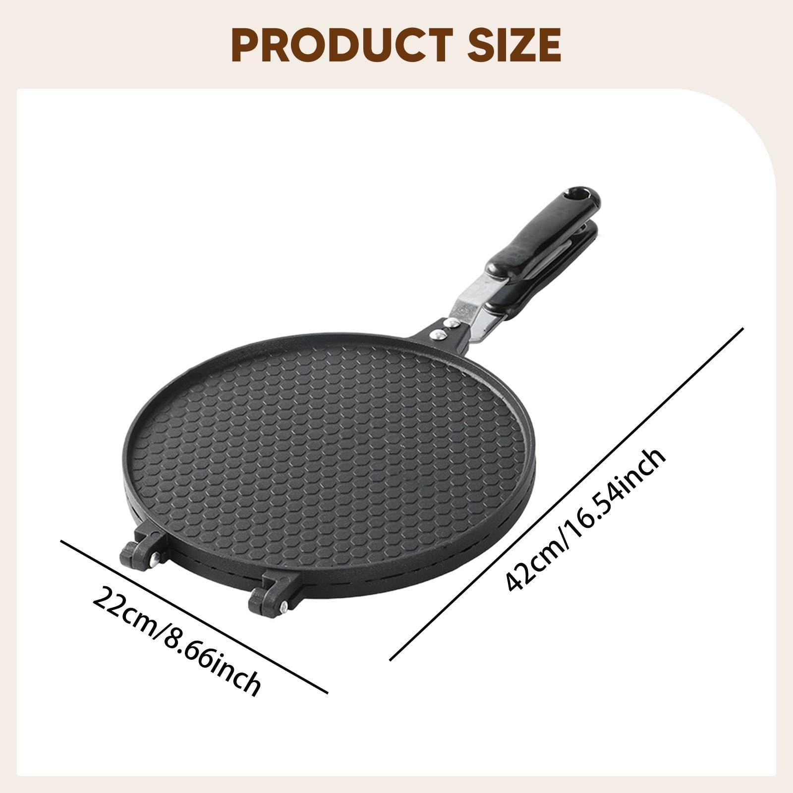MagiDeal Máquina para Hacer Conos de Waffle, Conos de, rollitos de Huevo, Antiadherente, para Fiestas, repostería, Cocina casera, postres y panqueques, 22cm