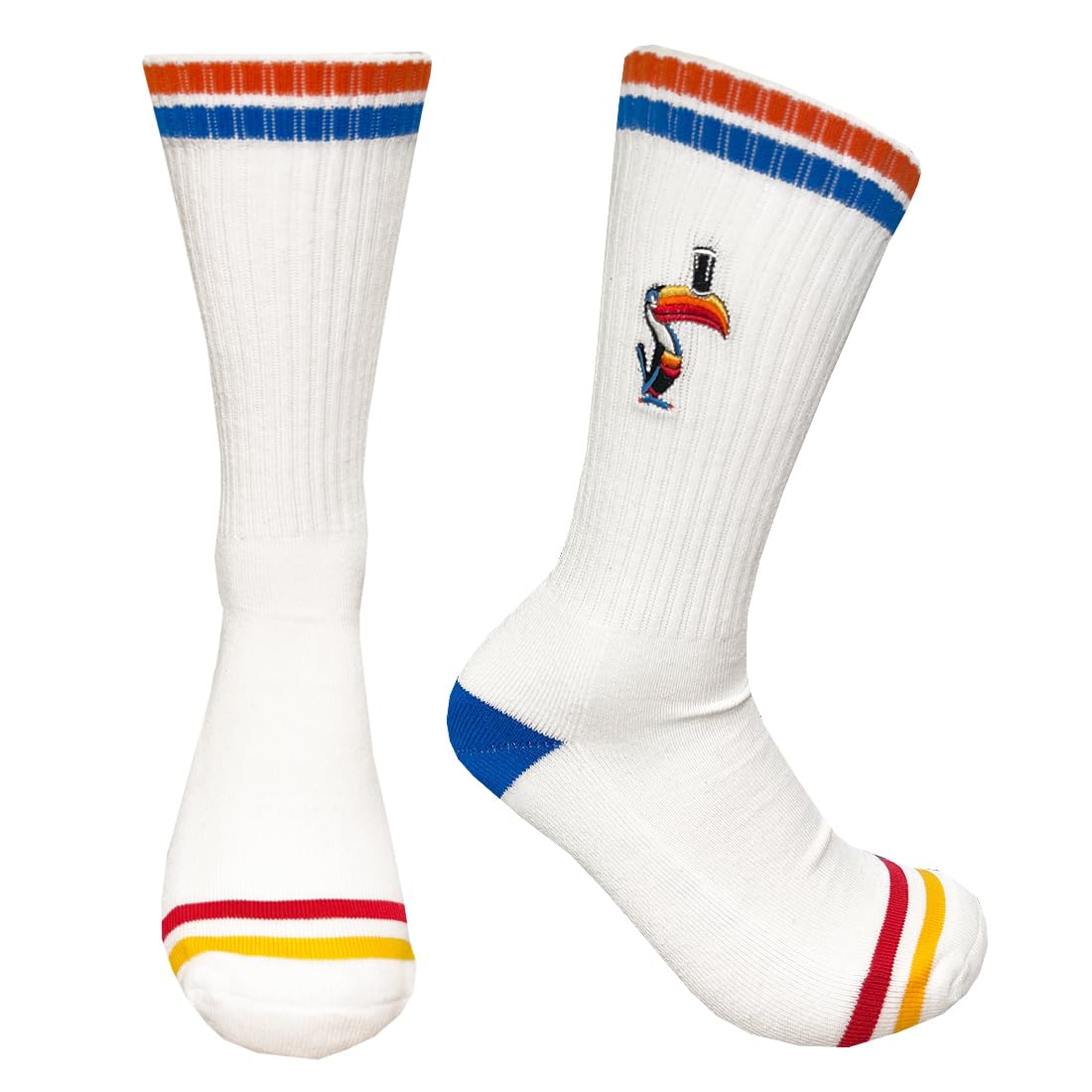 Traditional Craft Guinness - White Socks with Multicoloured Detailing - G9401-6/11