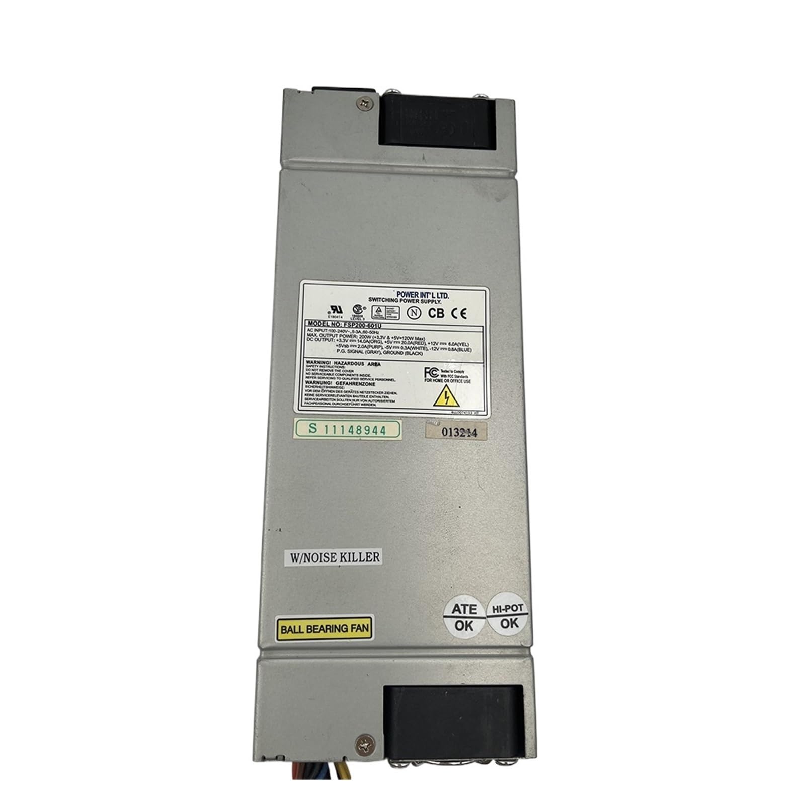BFSYDLUJ Power Supply FSP200-601U 200W