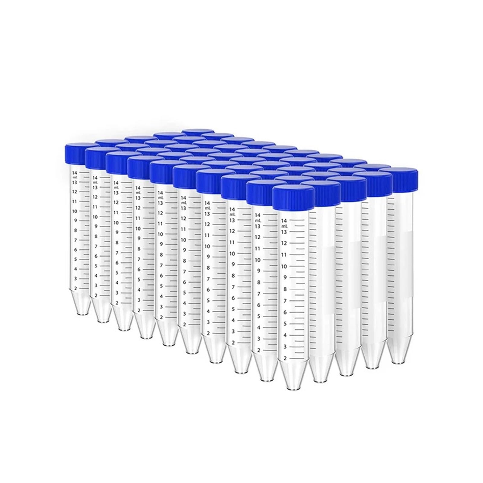 15 ml Przezroczyste probówki wirówkowe z zakrętką i skalą, wolnostojące, laboratoryjne probówki wirówkowe, pojemnik(15ml 25PCS)