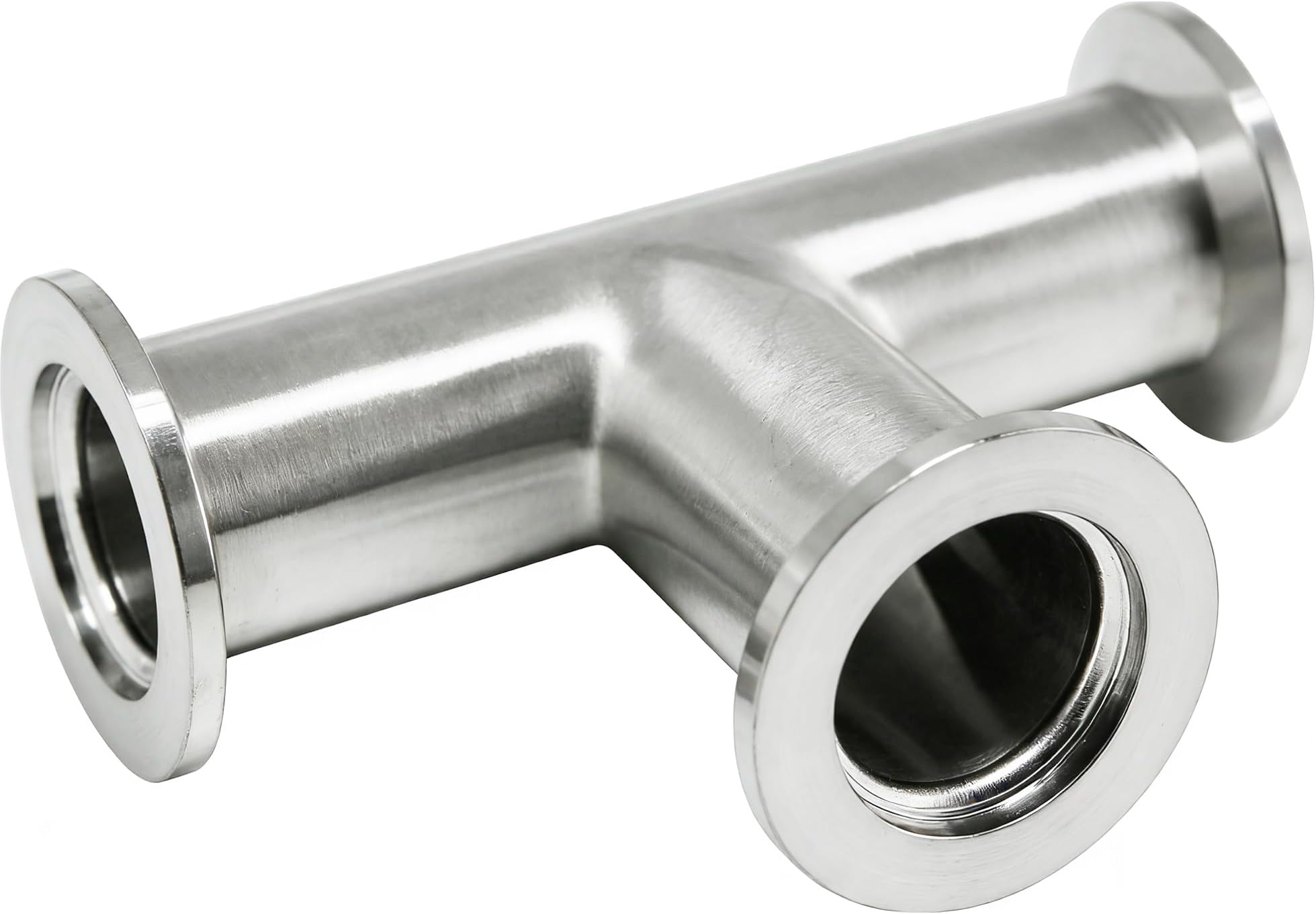 QiiMii Vacuum Fittings - KF-25 Tri Clamp Tee 3 Way Stainless Steel SS304