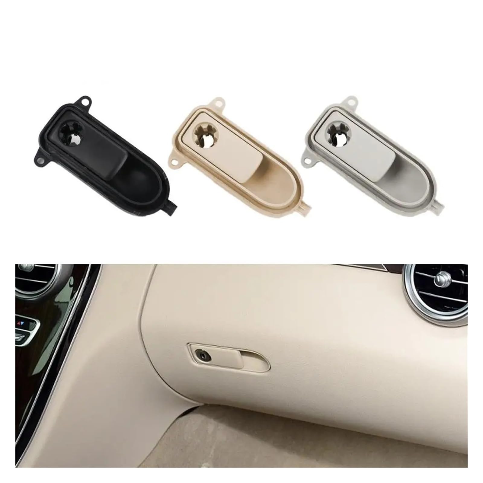 Auto Vano Portaoggetti Maniglia Della Copertura Coperchio di Blocco Cassetta Degli Attrezzi Portaoggetti Scatole di Copertura Interruttore Misura for Mercedes Misura for Benz Vito V Classe W4