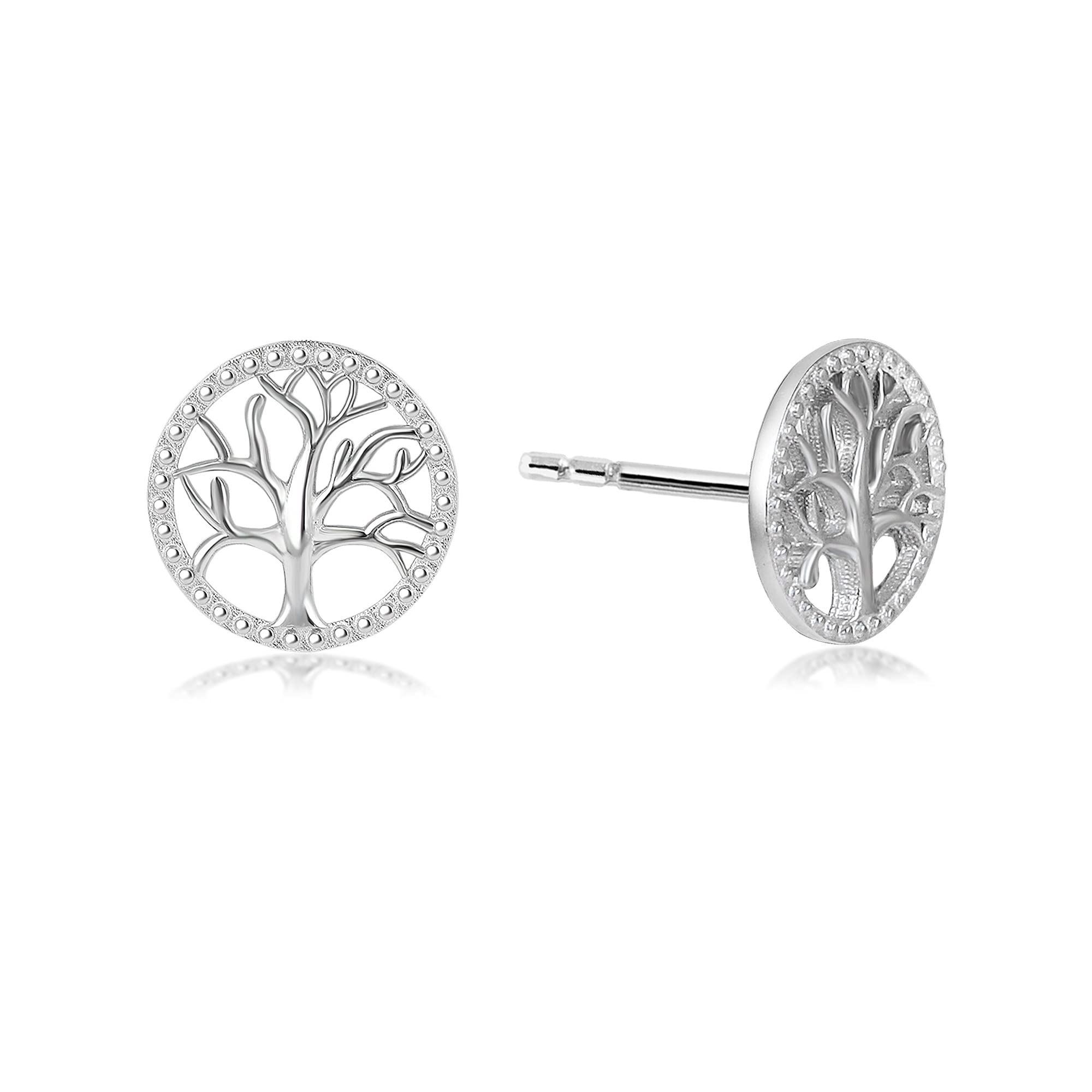 Nicole MansonSterling Silver Earrings – Stud Silver Earrings for women Gift Boxed 925 Sterling Silver