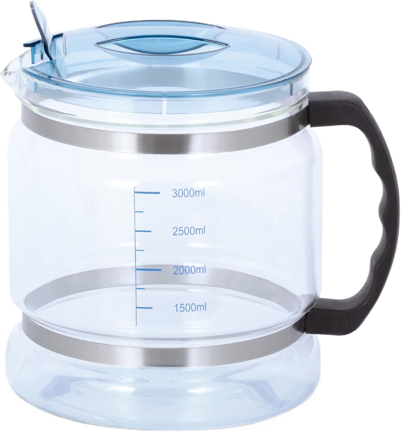 Clear Distilled Water 1 Gallon Jug Replacement Water Distiller Glass Carafe with Scale Portable Glass Water Filter Pitcher with Handle Water Jugs 1 Gallon Distilled Water 1 Gallon Jug Gallon