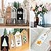 SallyFashion 180 PCS Kraft Paper Tags，Colored Gift Tags Kraft Paper Tags with Twine Paper Tags for Gifts Blank Tags DIY Crafts Arts and Crafts Wedding Birthday Holiday(3.5