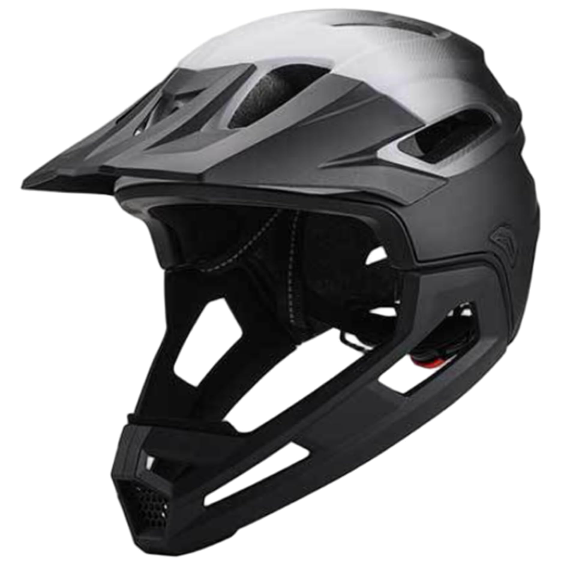 Casco de Bicicleta de montaña, Integral, extraíble y Ajustable, con Red antiinsectos, Transpirable y con absorción de Impactos, para Exteriores, Integral, para Adultos, BMX.