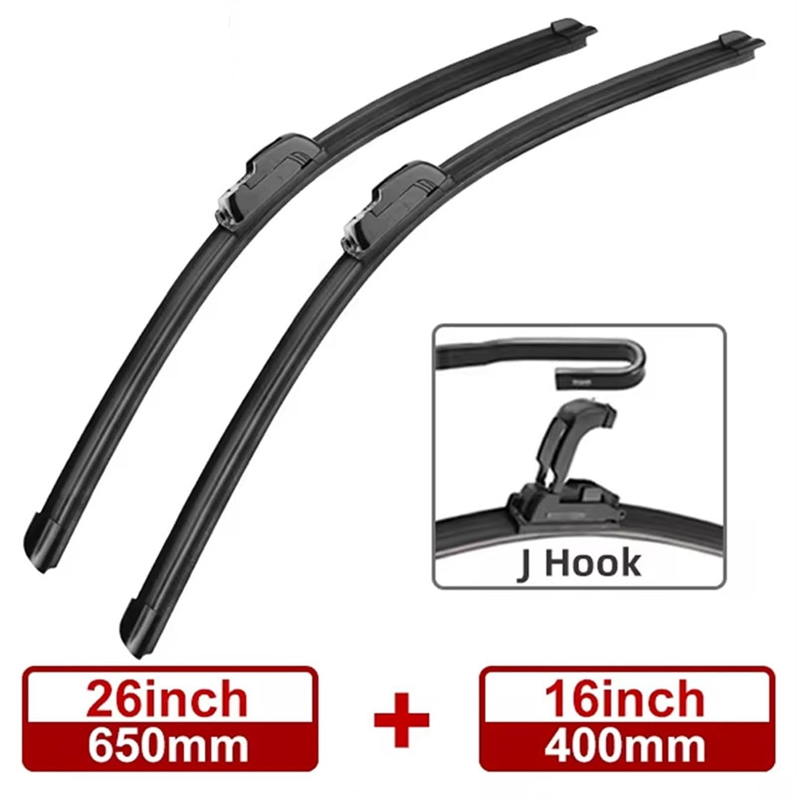 Spazzola Tergicristallo Compatibile con per G25 2011 2012 2013 2014 2015 Accessori per Auto Spazzole Tergicristallo Anteriori Tergicristalli Ganci per Tipo U J 26"+16"