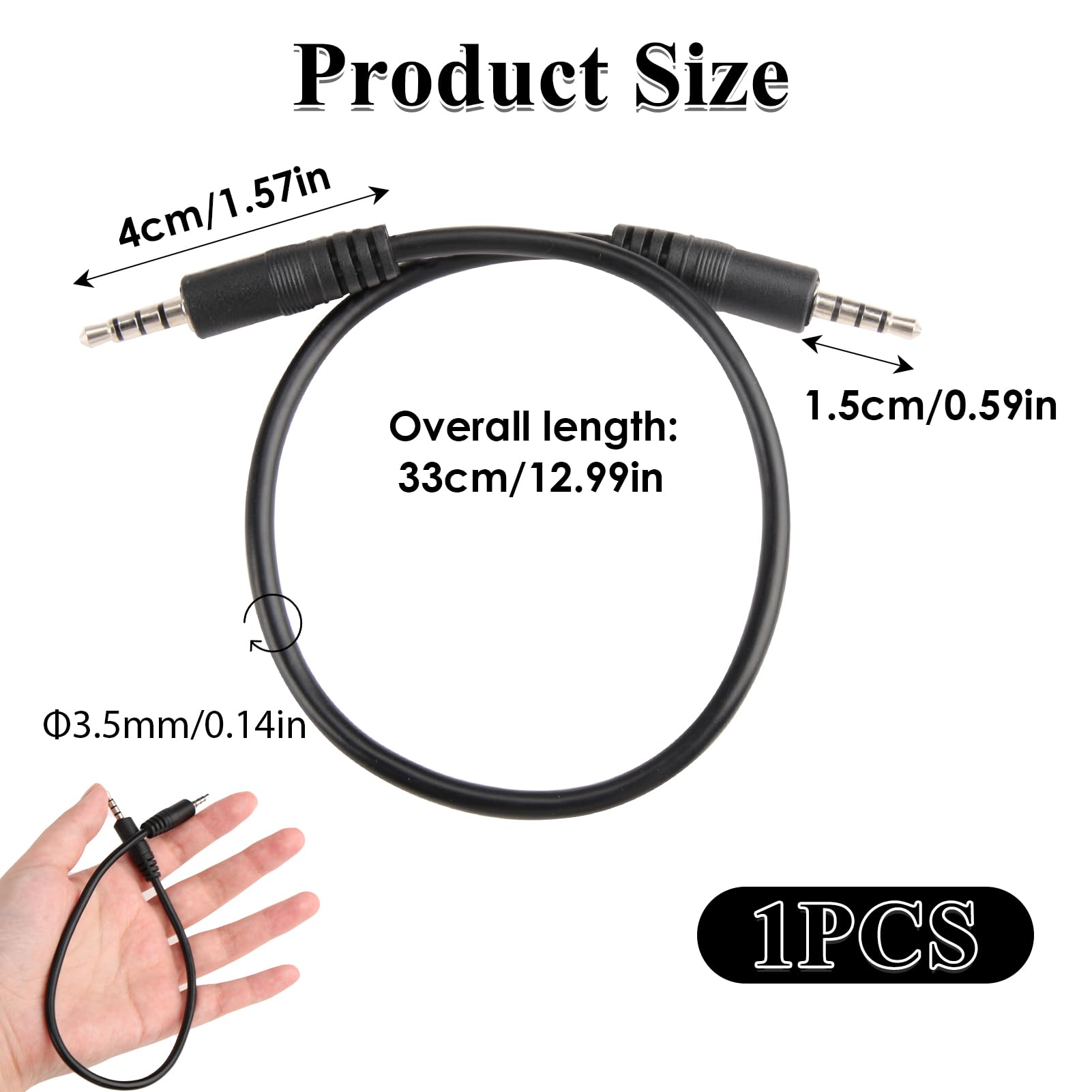 Cavo Audio Jack Maschio-maschio Da 3,5 Mm Cavo Ausiliario