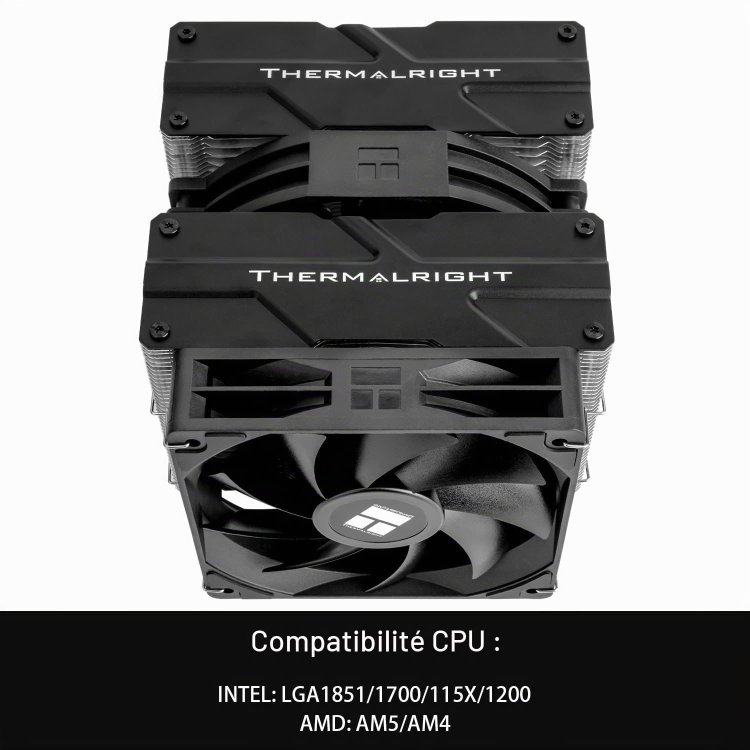Thermalright Assassin 140 SE Peerless avec 6 tuyaux de transfert de chaleur, ventilateur de performance de 28 mm d'épaisseur, refroidissement de CPU de 158 mm de haut, pour AM5/AM4, Intel LGA1851/1700