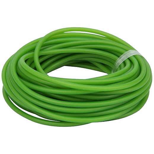 Latex Tubing Length Slingshot Catapult Surgical Tube Elastic Parts Rubber Hose Speargun Band Slingshots Hoses Replacement for Spearfishing Outdooring Hunting Exercise Fitness 32.8Ft Fluorescent Green
