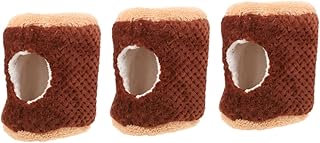 NOLITOY 3 Pçs Ninho De Hamster Cama De Dormir Para Animais De Estimação Rede Quente Cama De Porquinho Da Índia Gaiola De Rato Acessórios Hamster Pendurado Rede Túnel De Porquinho Da Índia