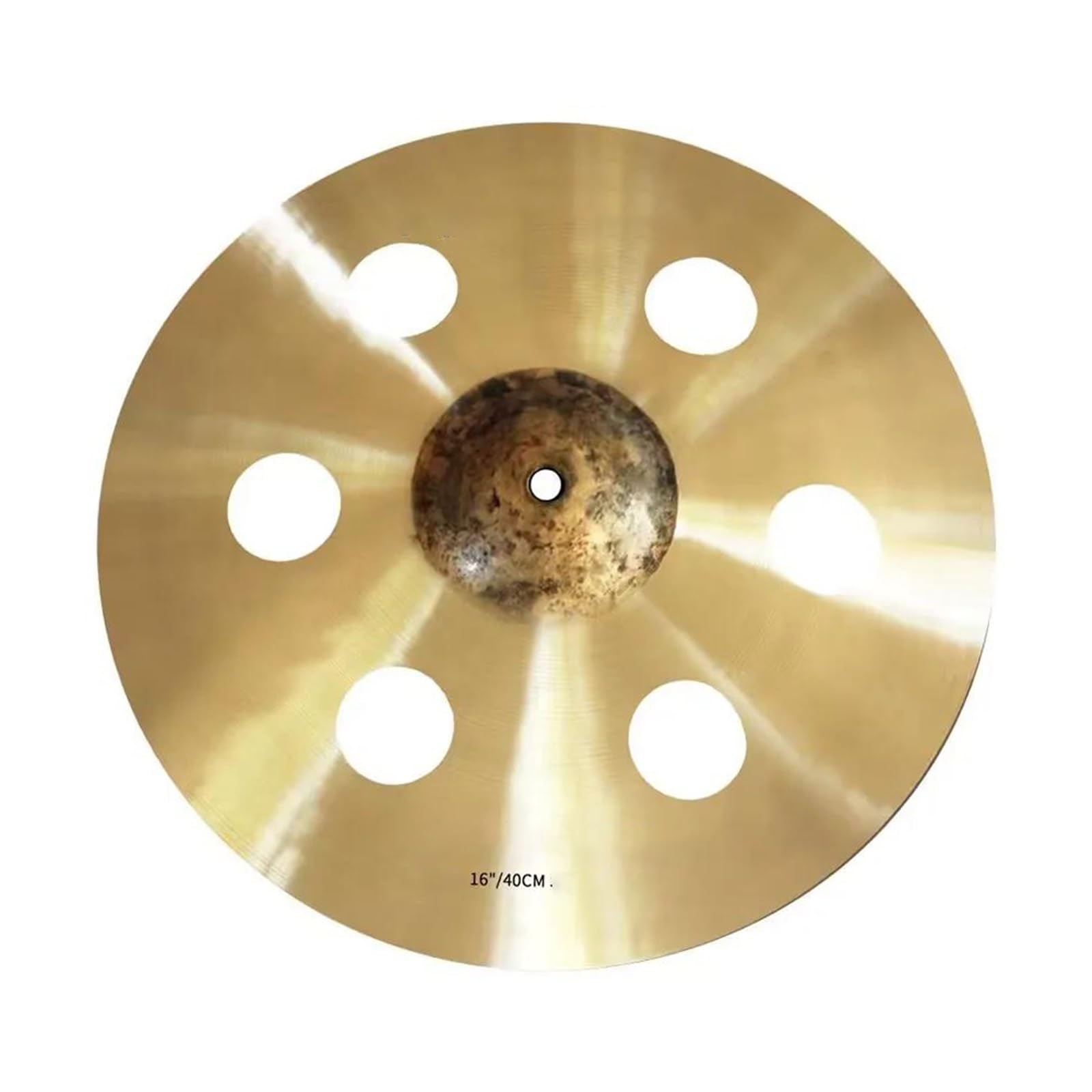 Poćwicz Grę Na Cymbałach 16-calowy Talerz Crash B20 Bronze Alloy Modern Series Ręcznie Młotkowany Talerz Do Zestawu Perkusyjnego