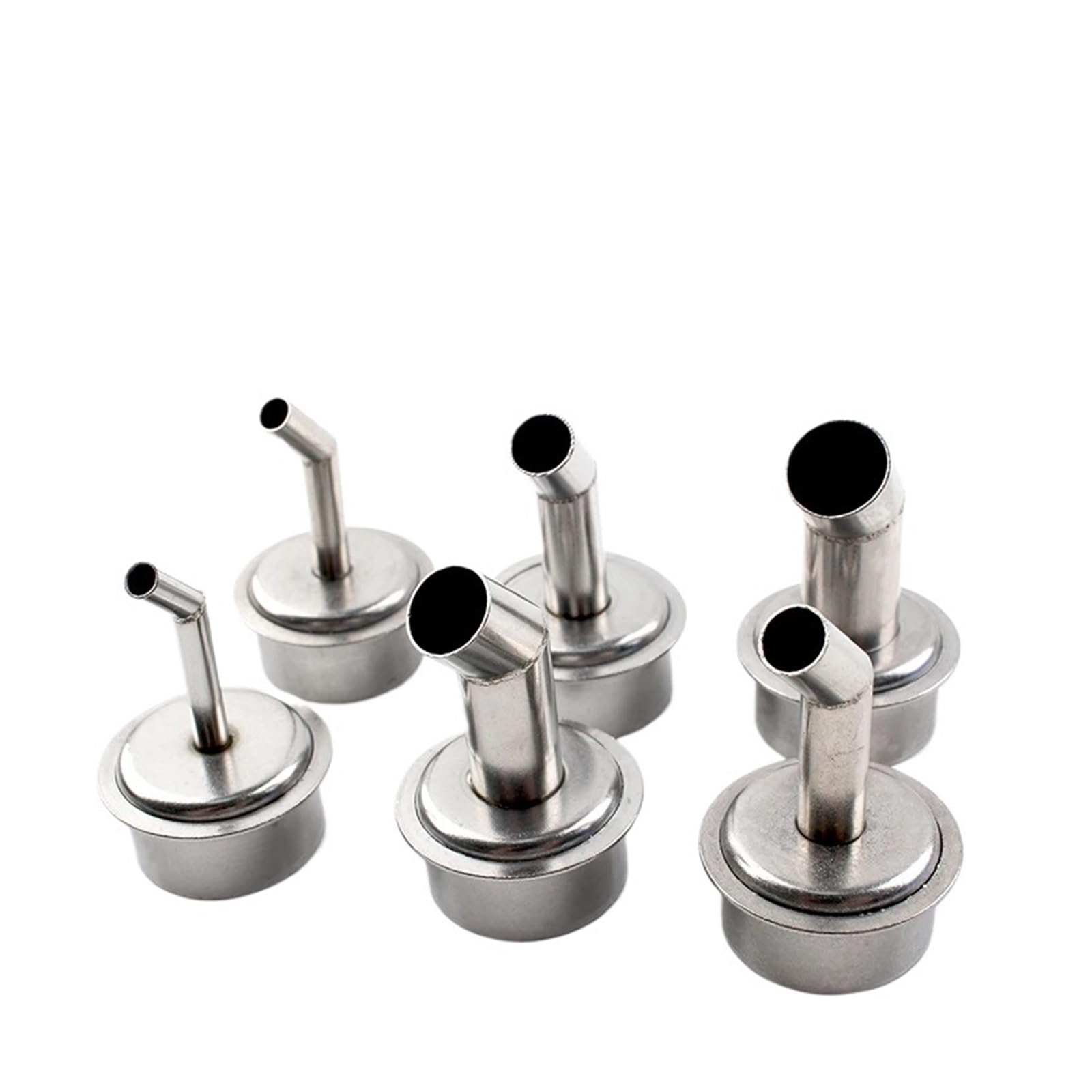 Boquilla de pistola de aire caliente serie 861/850/2008 para Quick Sugon 4 mm/5 mm/6 mm/8 mm/10 mm/12 mm, kit de calor doblado accesorios de retrabajo (boquilla 861-10 mm)