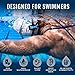 H2O Audio Stream 3 PRO and Surge S+ Earbuds - Underwater Streaming Music Waterproof MP3 Player for Swimming with Bluetooth and Short Cord Underwater Headphones with Superior Sound Quality (Blue)