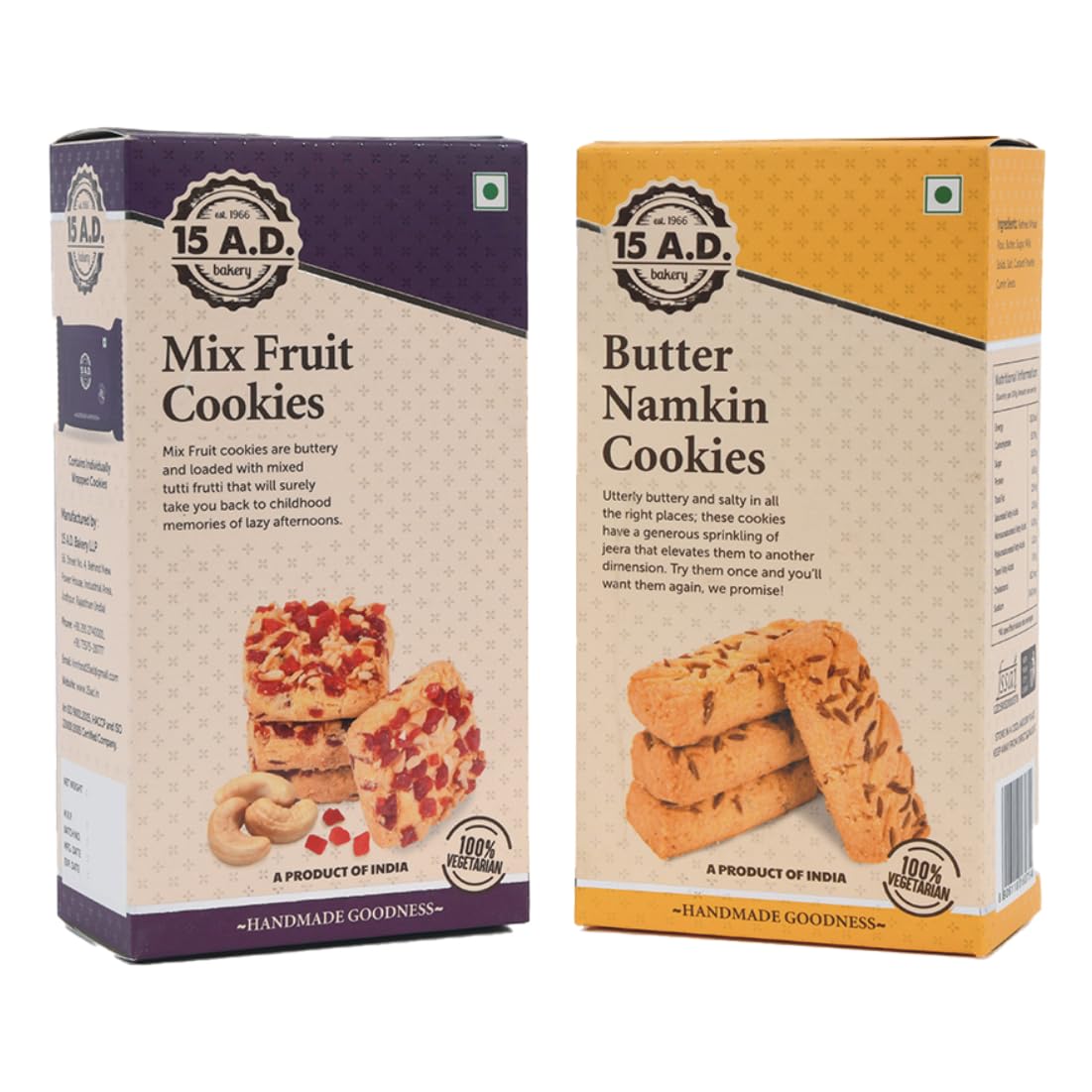See full amazon price history chart for 15 A.D. Bakery LLP Butter Namkin and Mix Fruit Cookies Combo of 2 (200gm Each) Handmade Traditional Pure Vegetarian Cookies | Exquisite Flavours (400 gm) 15 A.D. Bakery LLP Butter Namkin and Mix Fruit Cookies Combo of 2 (200gm Each) Handmade Traditional Pure Vegetarian Cookies | Exquisite Flavours (400 gm) (B09TBPHJD3) Amazon Price History, Amazon Price Tracker
