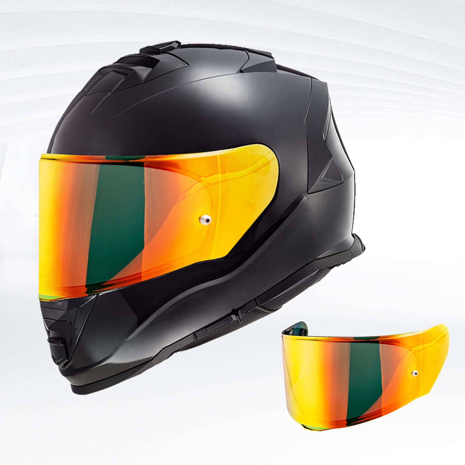 VCOROS Visera Casco Moto para FF328 FF353 FF800 | Visiera per Casco Integrale da Moto,Visera de Lente para Casco Protección contra Viento,Accesorios para Cascos de Moto