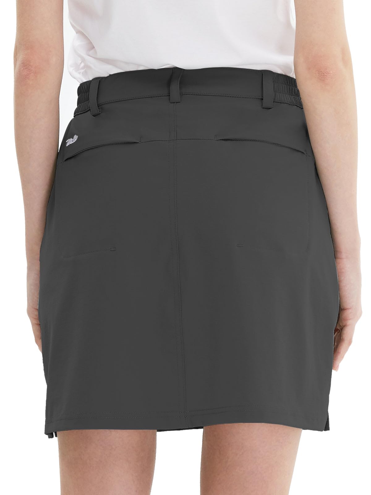 WILLIT Gonna da Golf da Donna, per Esterni, Casual, UPF 50+, Tasche con Cerniera ad Asciugatura Rapida, per Escursionismo
