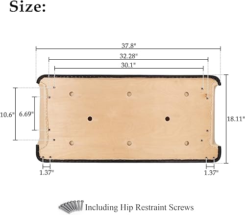 Miniatura 33 de 10L0L Asiento delantero inferior y respaldo para Club Car DS 2000.5-up carrito de golf, cojines de repuesto estilo fábrica Respaldo del asiento