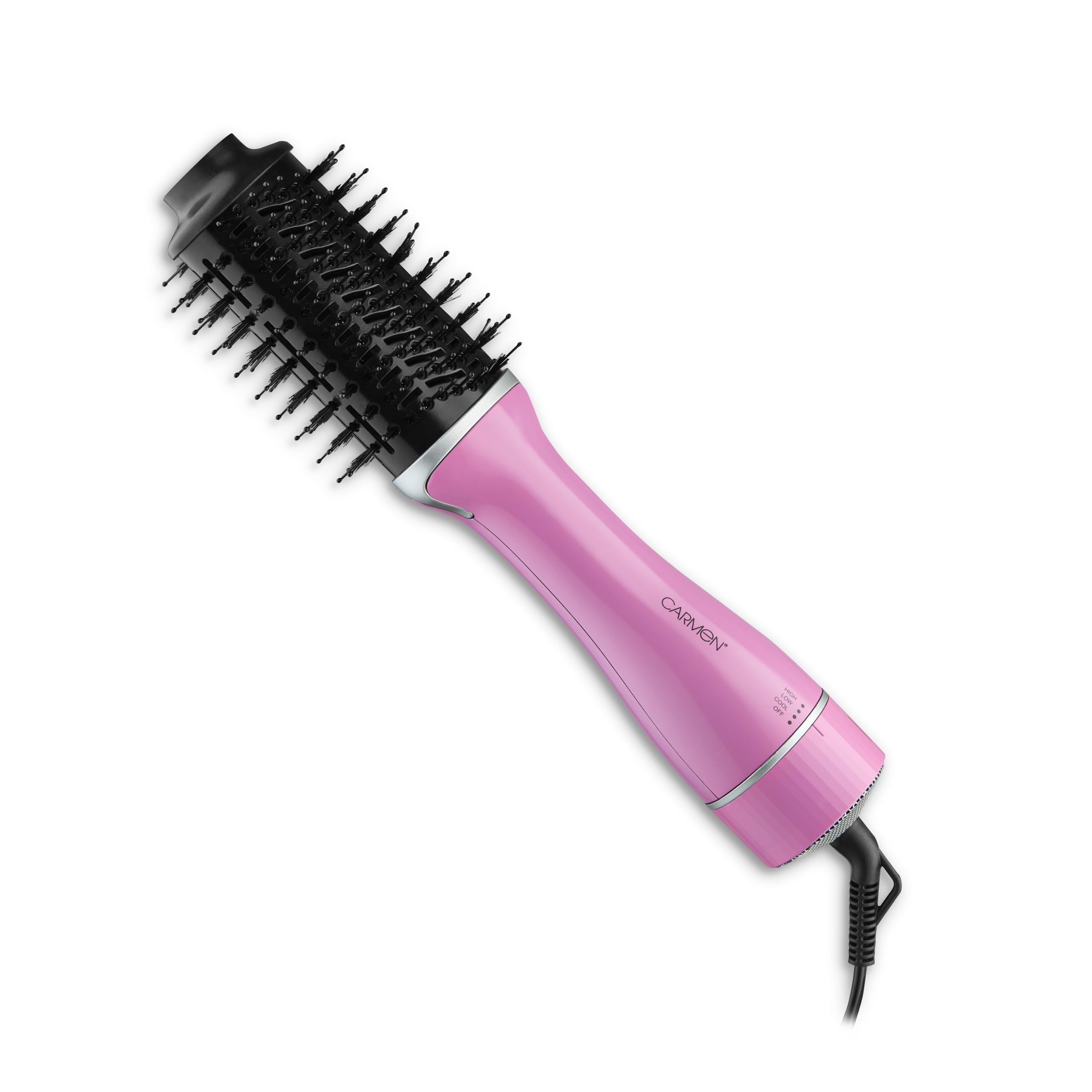Carmen Unisex Pink Oval Hot Air Brush In