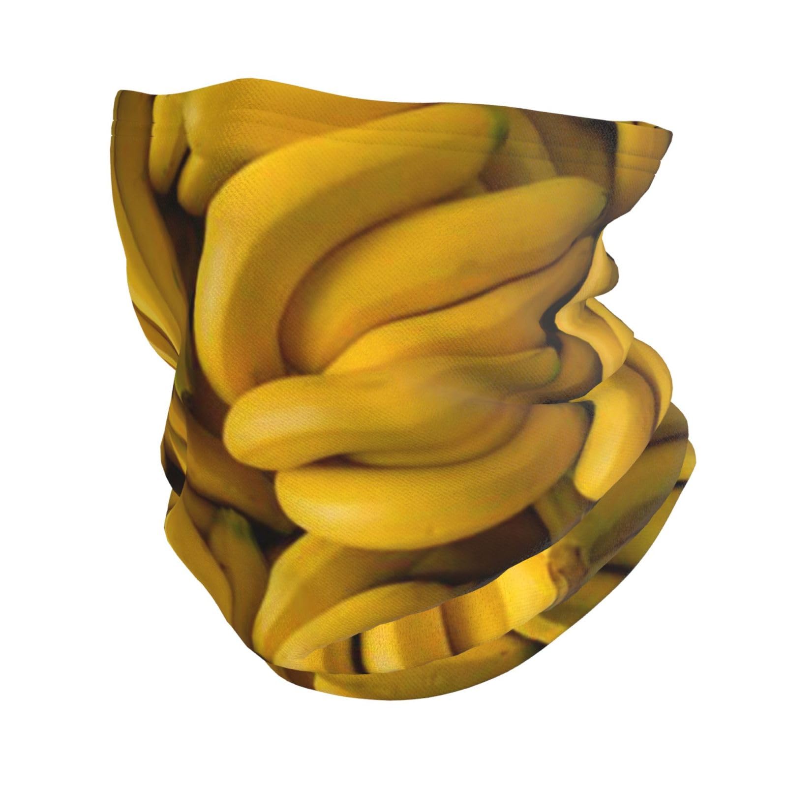 Multifunctional Headwear Delicious Ripe Bananas Ourdoor Face Balaclavas Neck Gaiter Bandanas Scarf For Men Women Outdoor Sports
