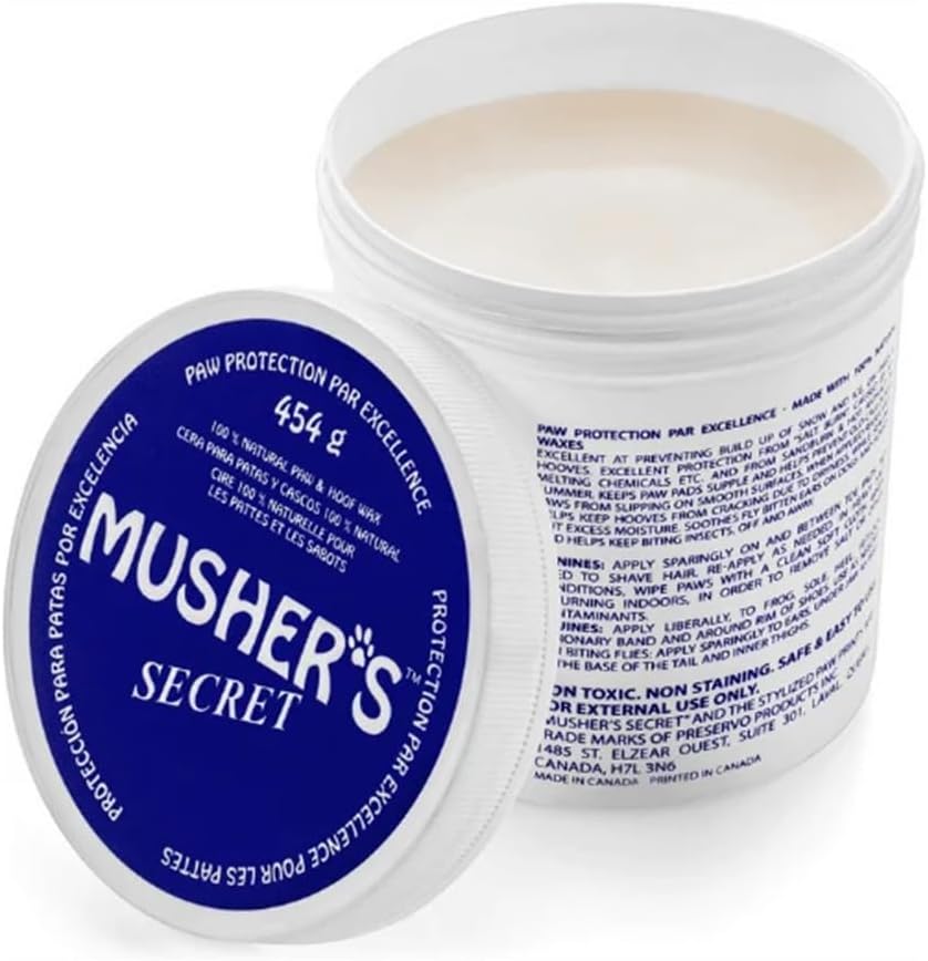 Musher's Secret All-Natural Dog Paw Balm, All-Season Paw Protector, 454gr
